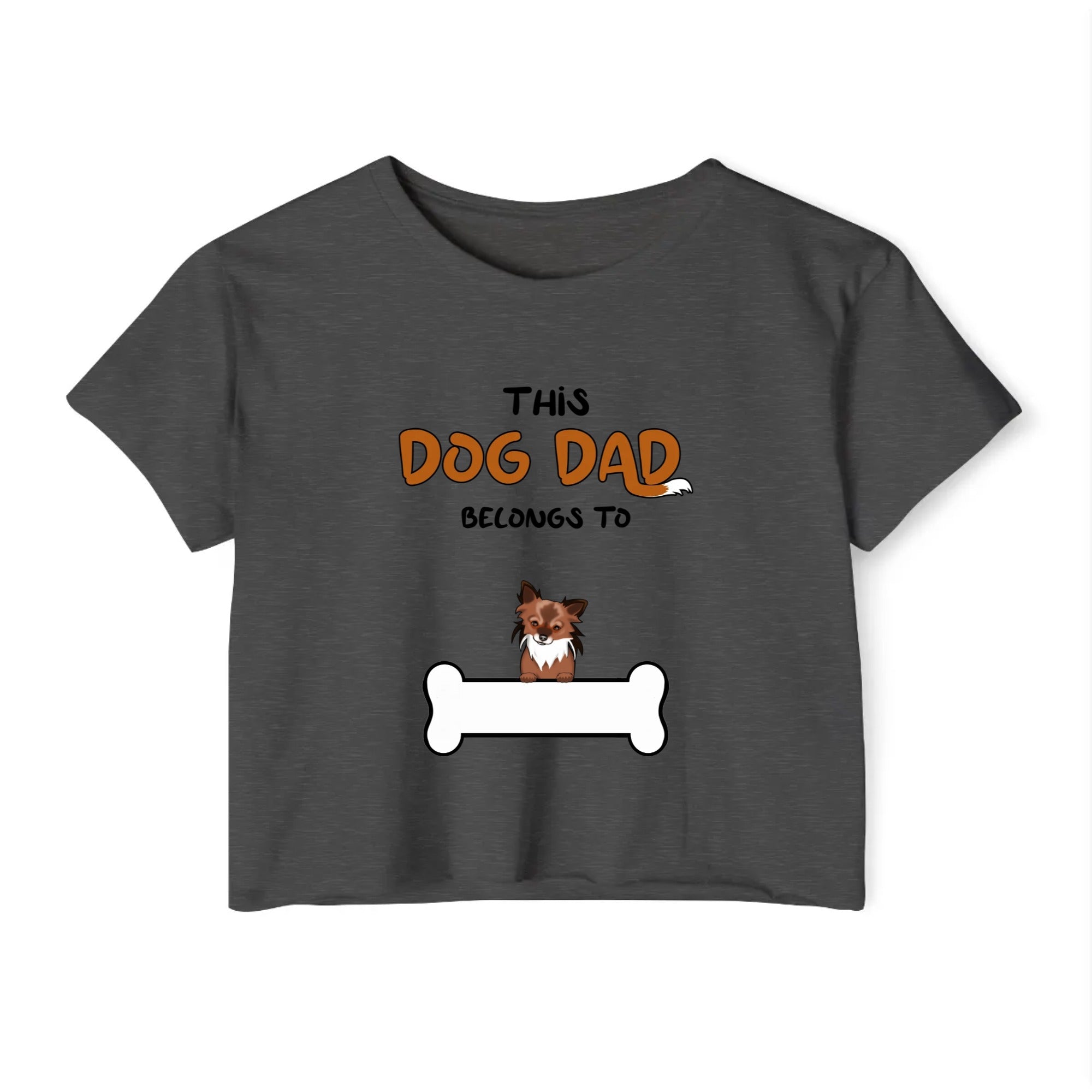 This DOG DAD Belongs to | Women's Festival Crop Top